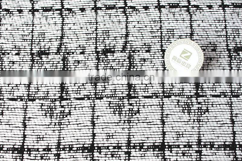 Acrylic fabric for women's fashion in jacquard