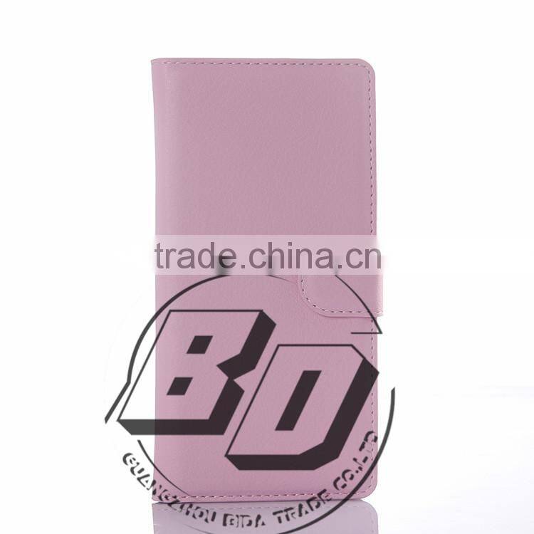 Top Selling Durable Magnetic flip leather wallet case with card slots For Wiko Highway pure leather case fast delivery