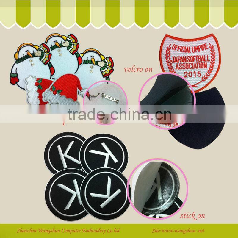 High Quality Brand Logo Embroidery Emblem