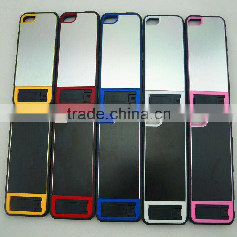 hot selling tpu bumper + matte pc backside case for iphone 5