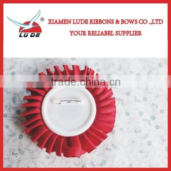 custom design award ribbon rosette for wholesale