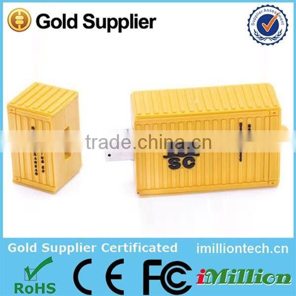 free samples custom logo 2gb 4gb 8gb 16gb 3D Cartoon soft pvc container usb flash drive