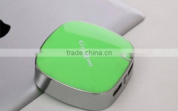Guoguo 2016 new design Dual USB mobile Charger 4000mAh Portable Power Bank for smartphone