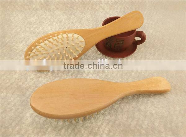 Professional wooden hair brush