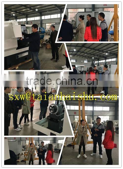 China Shandong cnc horizontal lathe machine CK6180W alloy wheel