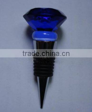 Crystal Diamond Shaped Wine Bottle Stoppers