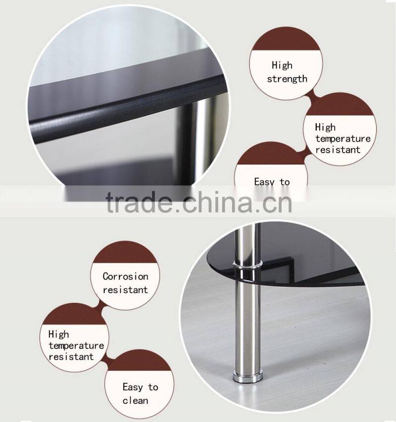 Modern Unique Tempered Glass Coffee Tables/Living Room Tea Table