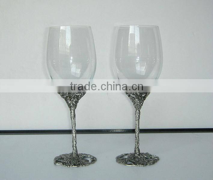 RORO Fruitful Autumn grape galvanization crystal glass big red wine glass