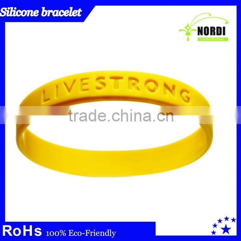 Fashion Unisex Silicone Wristbands new design promotional customized rubber silicone bracelet
