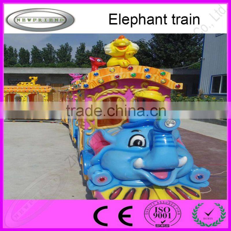 New Product Amusement Park mini Rides Elephant Train For Kids