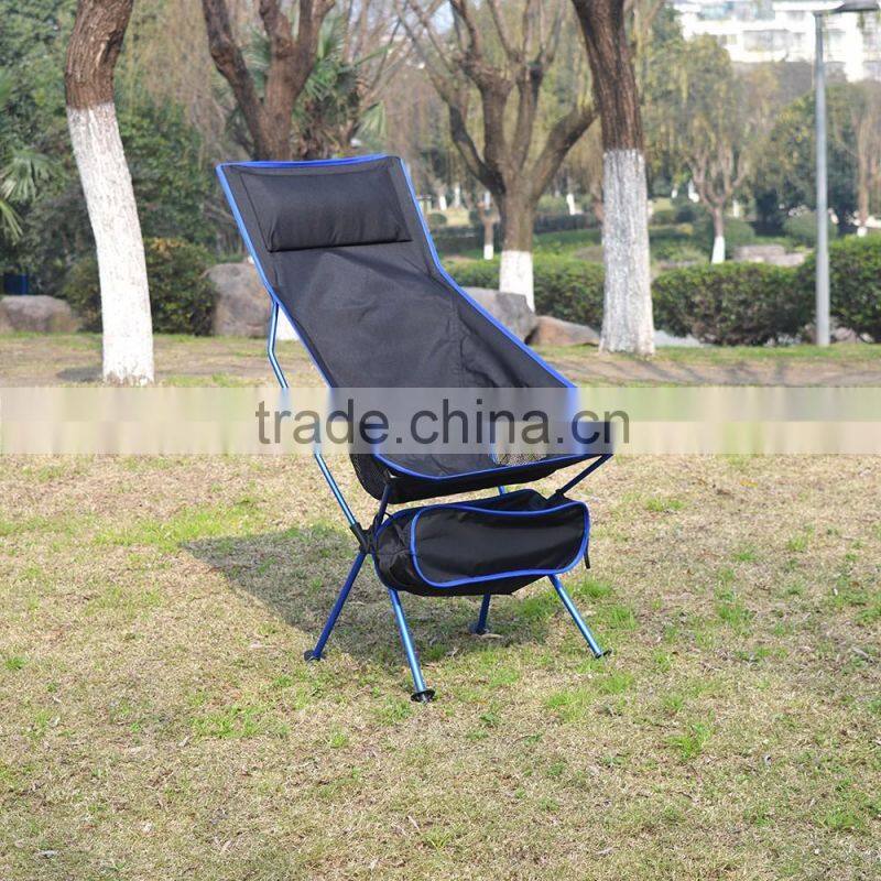 portable folding ultralight beach chair with pillow