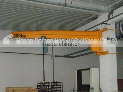 @@0.5-5T Wall Mounted Jib Crane and Wall Traveling Jib Crane, 180/270/360 Degree Swing Jib Crane with Electric Hoist