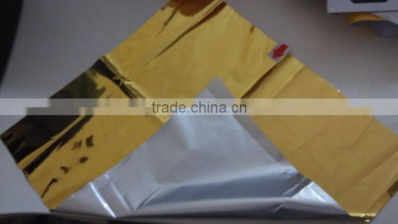 12MIRCO.15MIRCO/18MIRCO BOPP metalized film for paper laminating