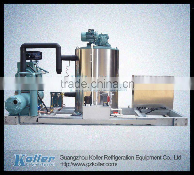 Flake Ice Maker Controlled by PLC Control System