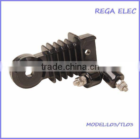 Isulating bracket for surge arrester,mounting plate,with disconnector,Model XL02
