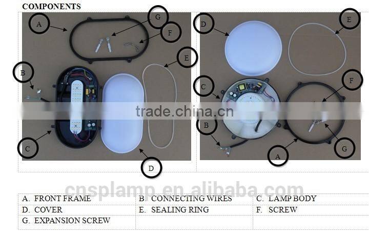 high quality 20w ovalled bulkhead