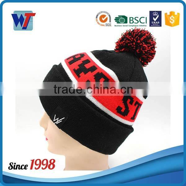 Hot sell Colorful Hip Hop Beanies Knitted Custom Beanie Hats winter