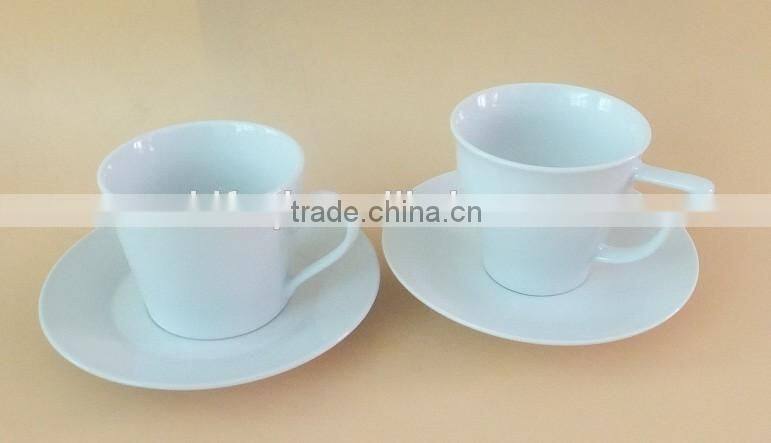 200cc ceramic Material cup and saucer set coffee set porcelain tea set stock