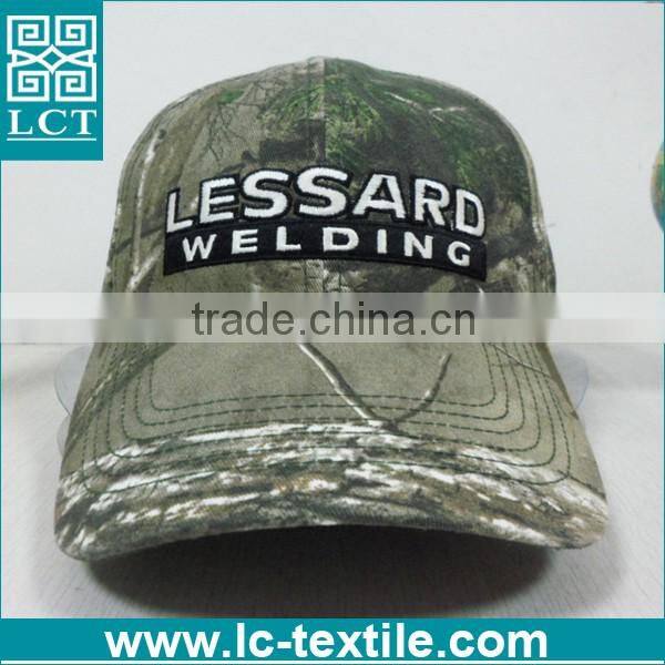 LCTN1850 Alibaba best sell camoufalge patterns custom embroidery camp cap