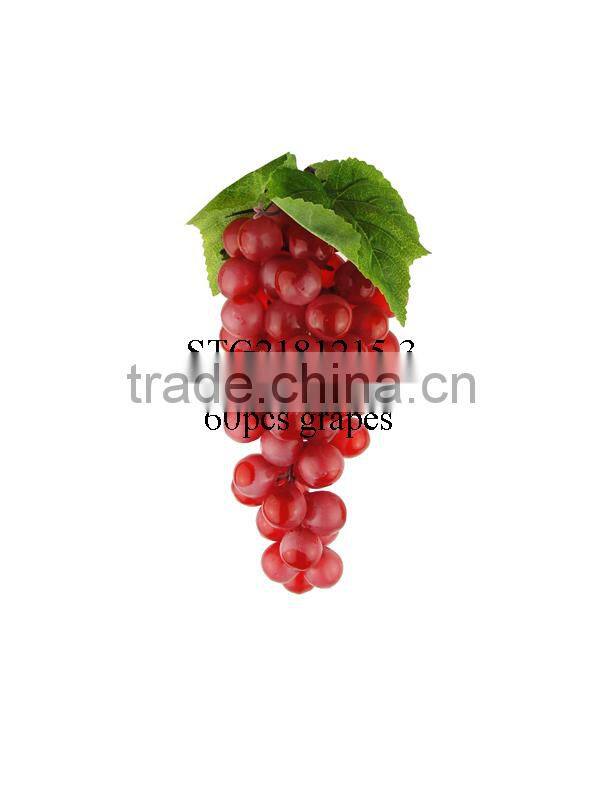 Artificial grapes bunch, decorative artificial fruit,imitation fruit,fruit decoration ,fake fruits