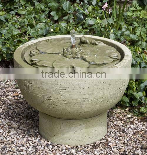 tiered backyard water fountain