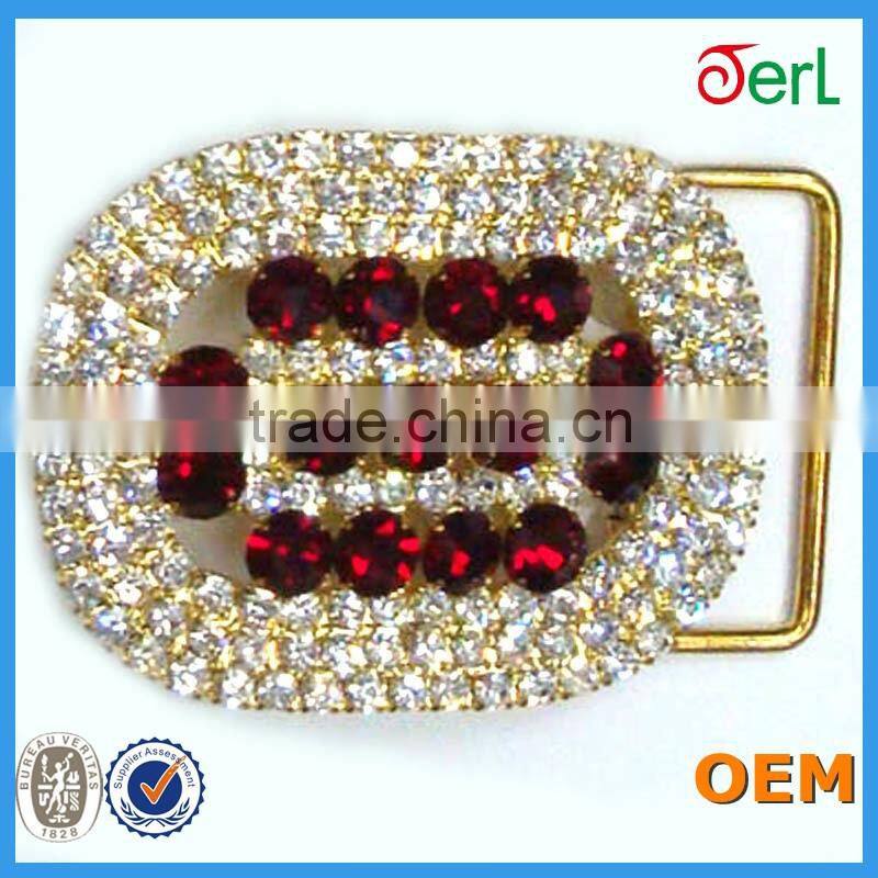 2016 China wholesale factory design eco-friendly custom rhinestone belt buckles