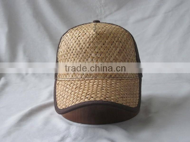 high quanlity fashional promotional straw trucker cap