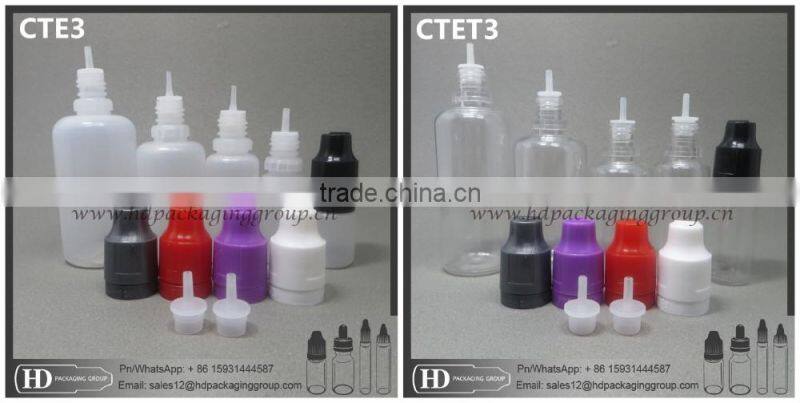 E Juice Dropper Bottle Pen Shape Long Drip Bottle 50ml With Child Proof Dripper Unicorn LDPE Eliquid Bottles