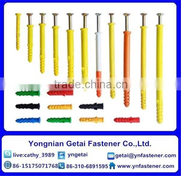 Plastic nylon anchor Plastic Wall Anchor Plastic Anchor bolt