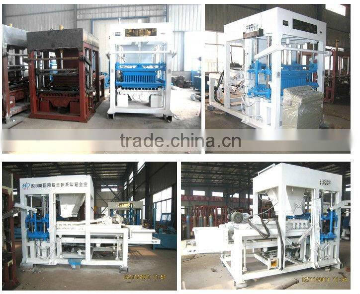 QT4-15C Fully Automatic Hydraform Brick Making Machine for sale for Lybia