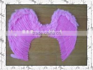beautiful pink feather wing-6
