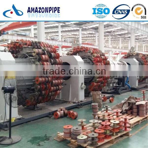 Factory supply hdpe steel wire mesh pipe buried plastic pipe for water supply