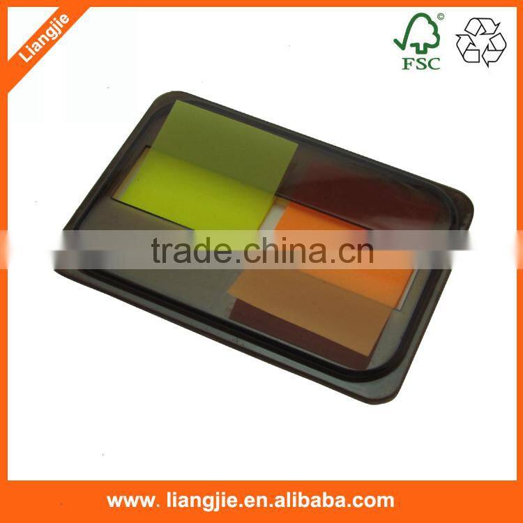 PET sticky tabs,PET sticky laber ,pp sticky notes with plastic box
