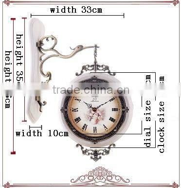 2015 Latest Design Wall Clock French Style Clock For Gifts