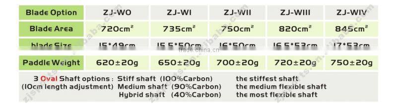 Carbon Wing Paddle With 10cm Adjustment