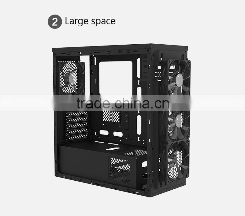 aigo Elegance 3 ATX computer case best seller red and black