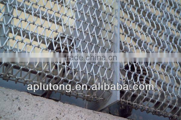 China wire mesh architectural conveyor belt mesh for window curtain