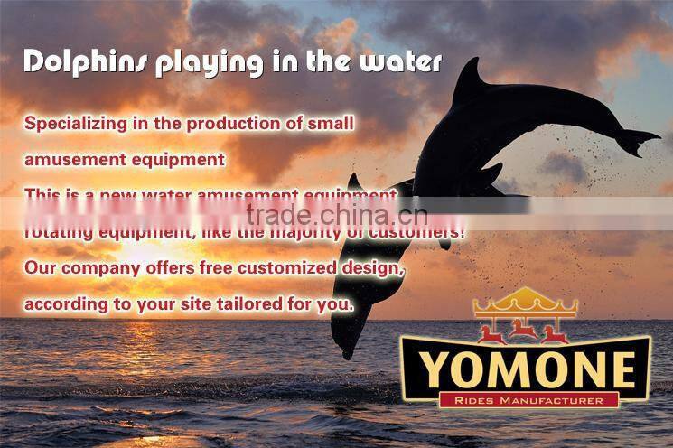 Lucky water park amusement rides shooting games swing dolphin for sale