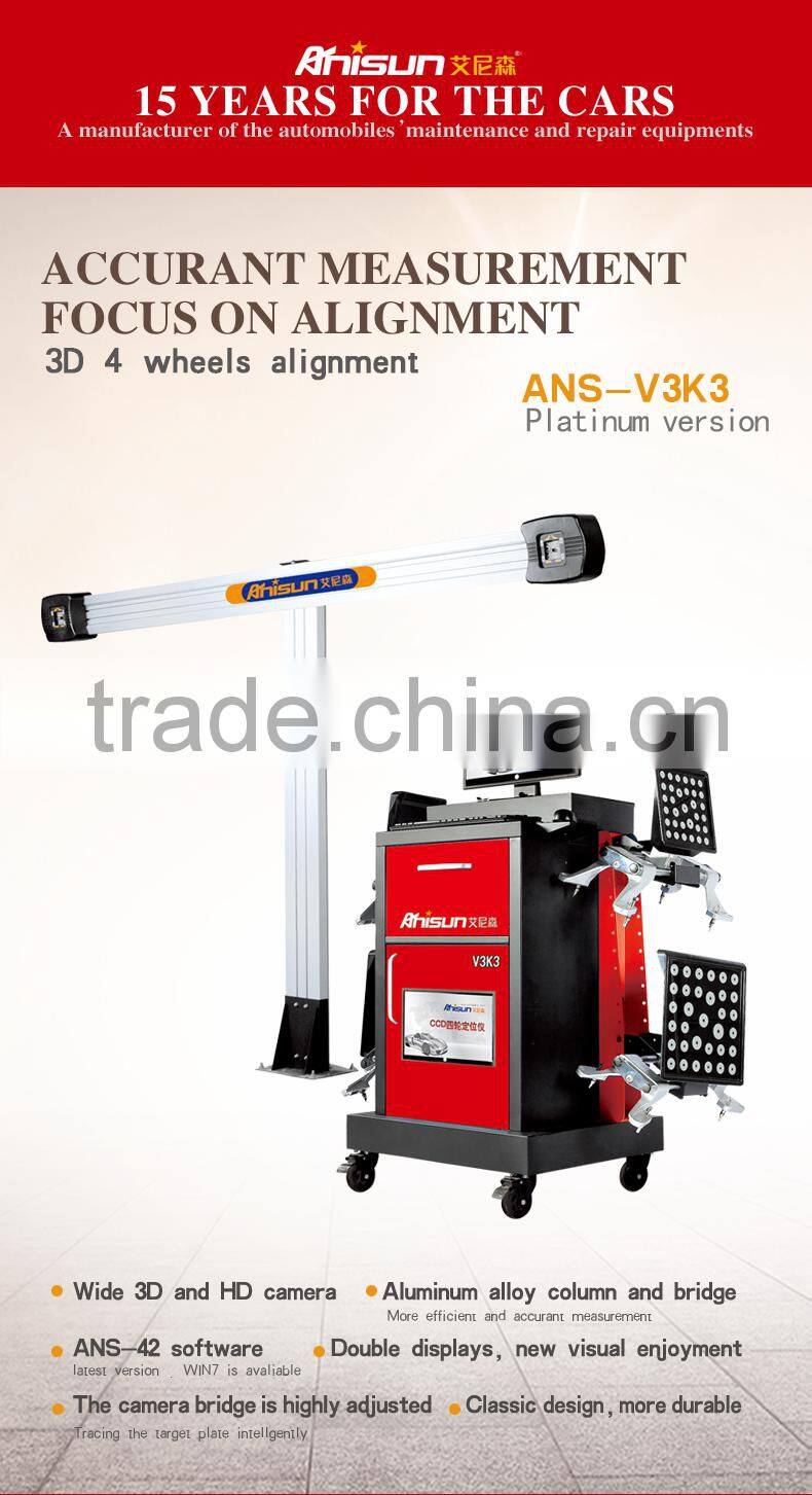 Automatic 3D wheel aligment machine