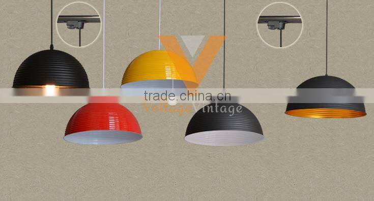 American industrial Vintage wind bar clothing store aisle personality background edison track lighting,iron wire pendant lamp