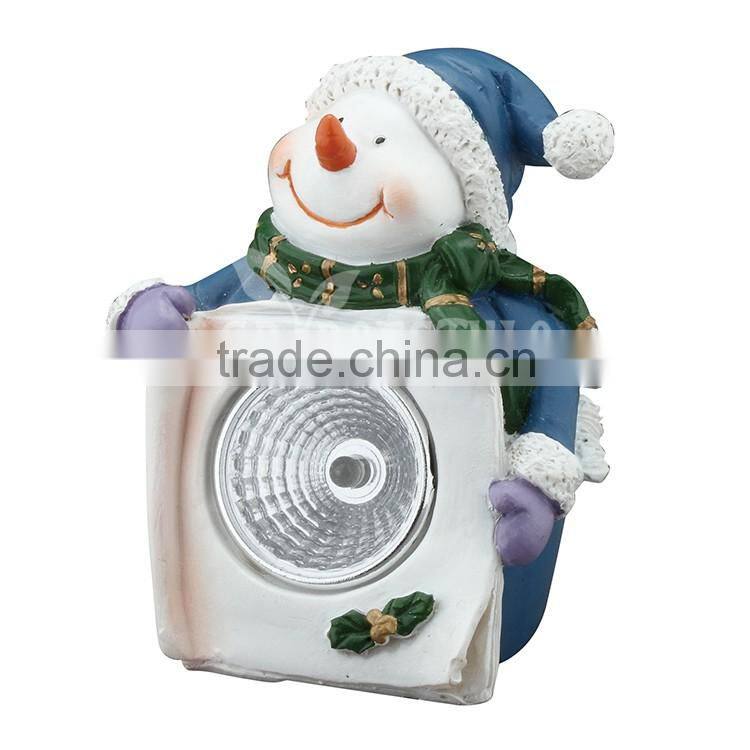 Led Santa Claus Solar Outdoor Garden resin Light and Lawn Light