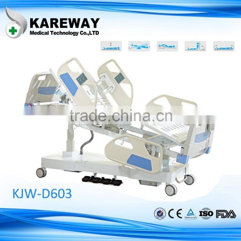 ce iso approved ultra-low disabled icu electric 5 function tilting hospital bed