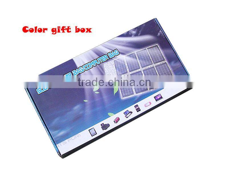 dual output 18v 5v mono solar panel portable flexible 18w