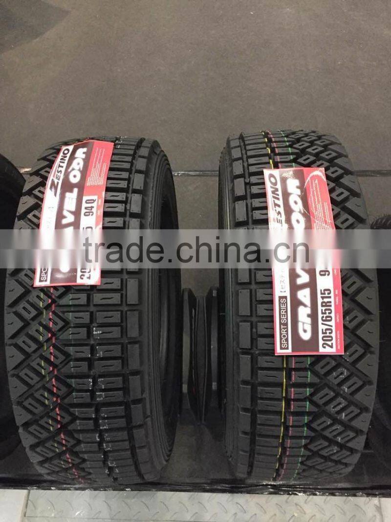 Best Gravel Rally Tyre 195/65R15 Zestino Brand Tire Soft Medium Hard of Compound