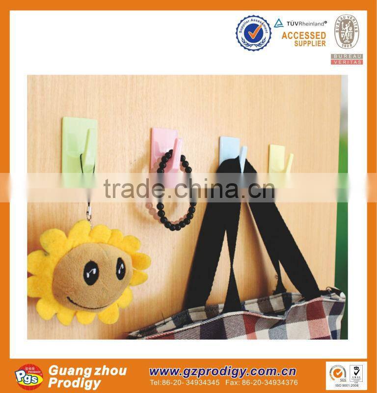 Removable hanging hooks, self adhesive jumbo hook