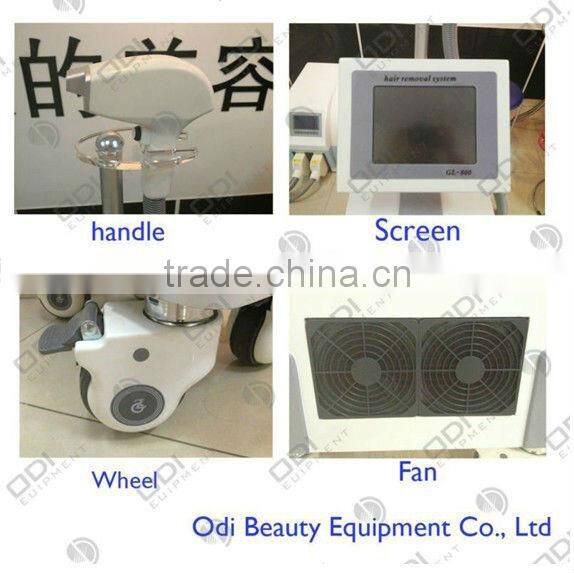 Hot!! Laser removal hair with painless and permanent hair removal treatment (LS808)