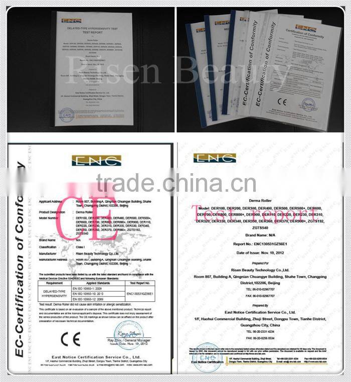 Factory direct supply 540 titanium needles derma roller medical grade derma rolling sys tem for a big sale