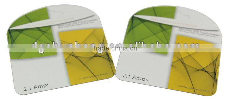 silver stamping paper hang tag for 2 in 1 iph 4S