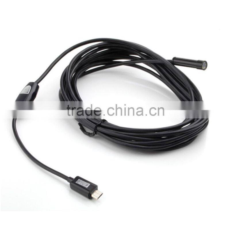 6 LED 7mm Lens Android Endoscope Waterproof Inspection Borescope Tube Camera 3.5M Length