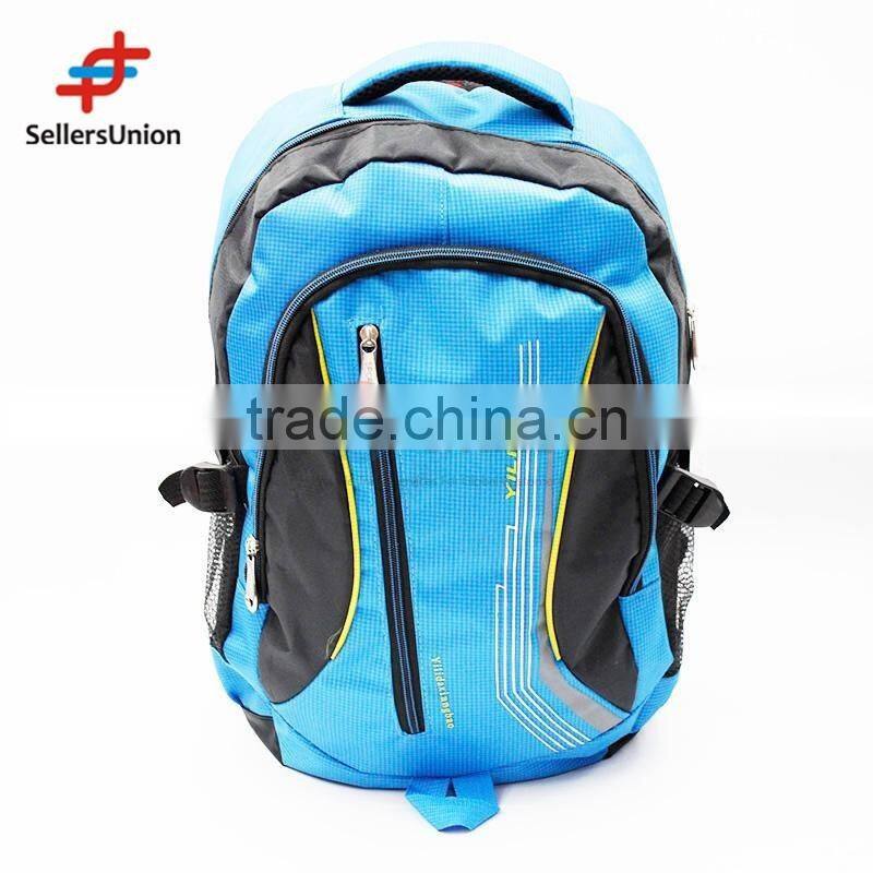 No.1 yiwu exporting commission agent wanted sky blue New Large Sport Backpack